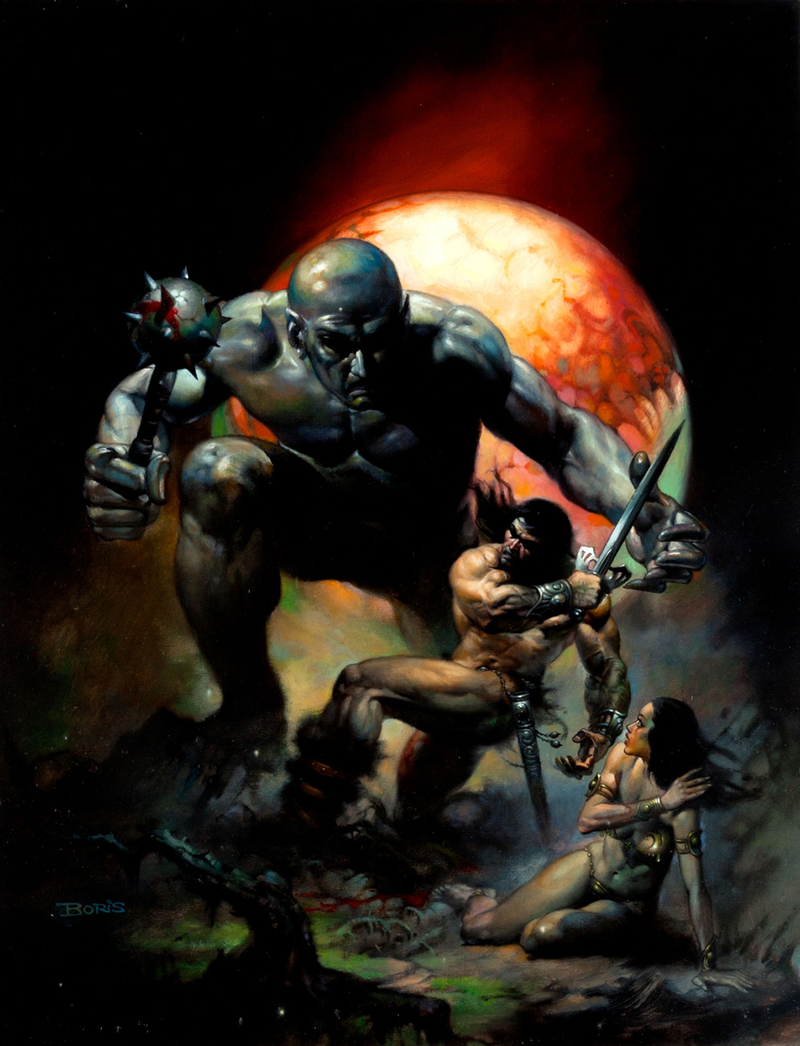 Illustration for article titled Glory And Thunder! You Could Own These Original Boris Vallejo Paintings